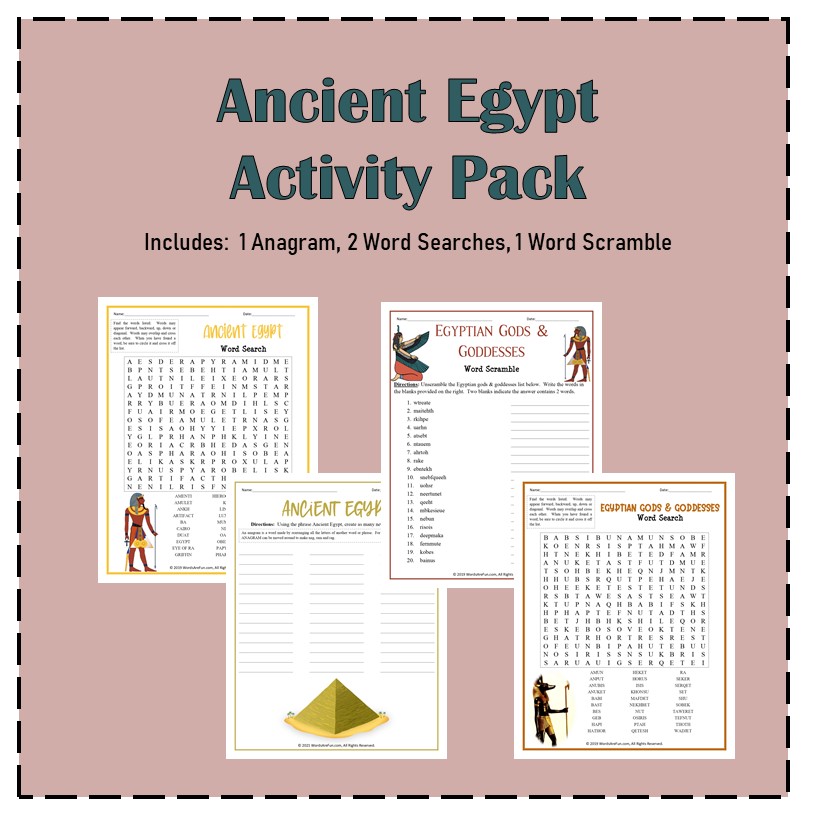 Ancient Egypt Activity Pack Bundle