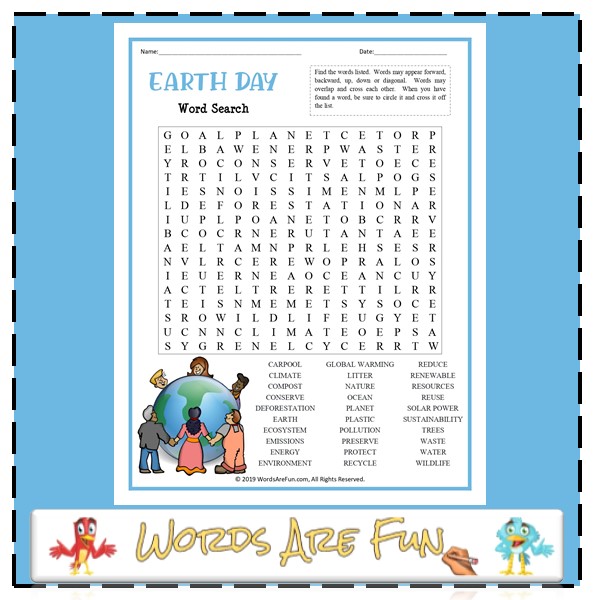 Earth Day Word Search