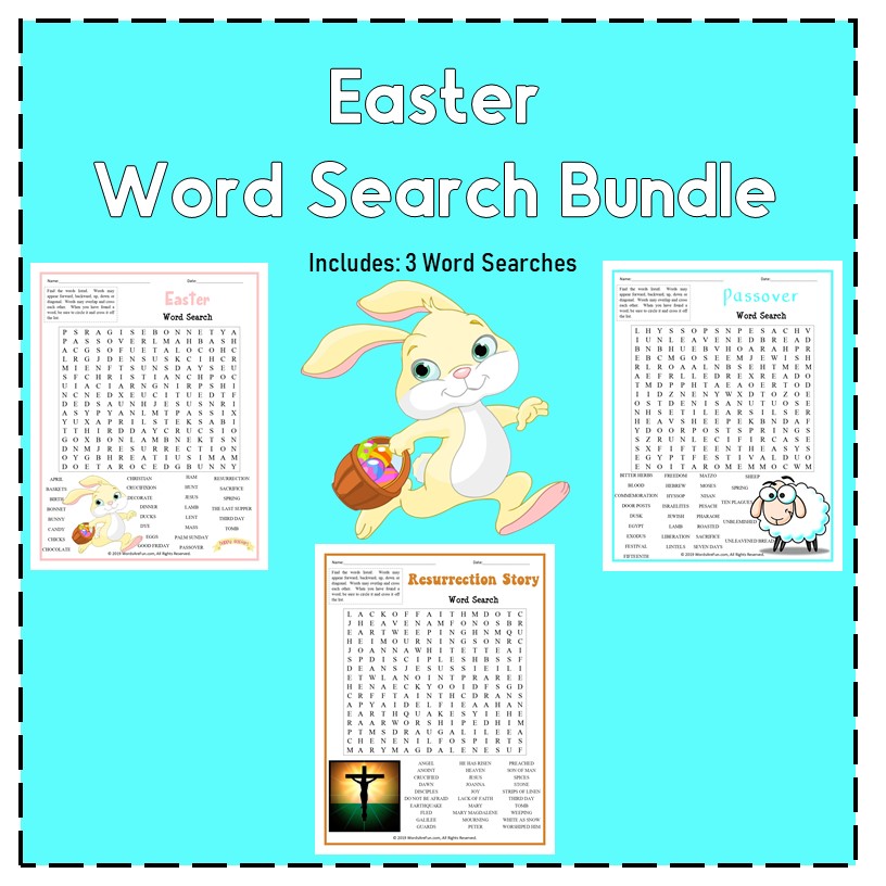 Easter Word Search Bundle