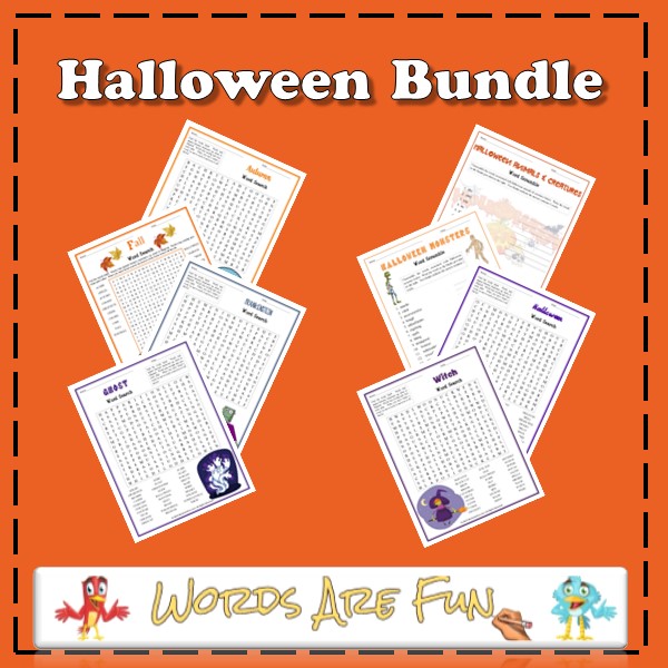 Halloween Word Activity Fun Pack