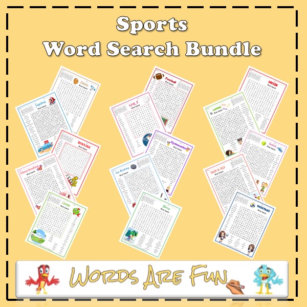 Sports Word Search Fun Pack