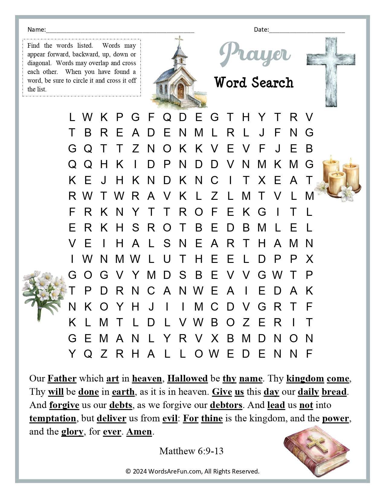 Bible Word Searches