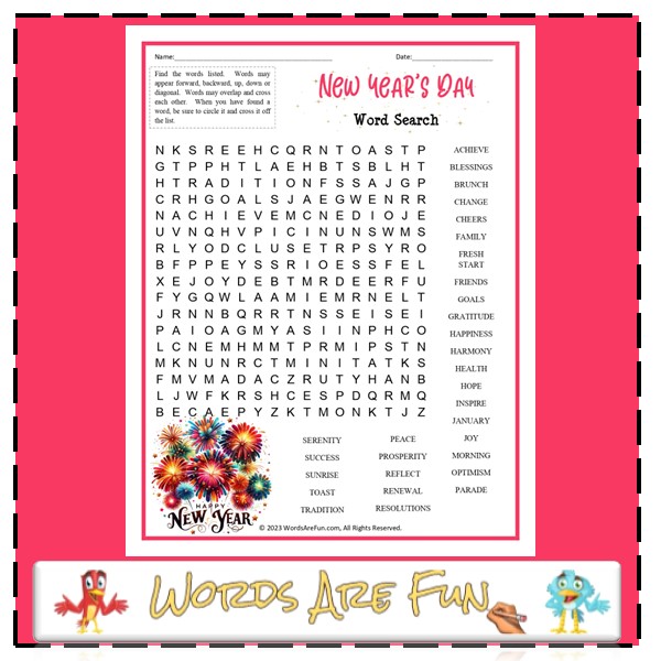 Nature and the Outdoors Word Search