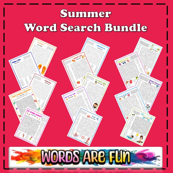 Summer Word Search Bundle